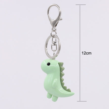 Trendy Joker Keychain Pendant Cute Dinosaur Luminous Acrylic Animal Bag Car Hanging Gifts Wholesale