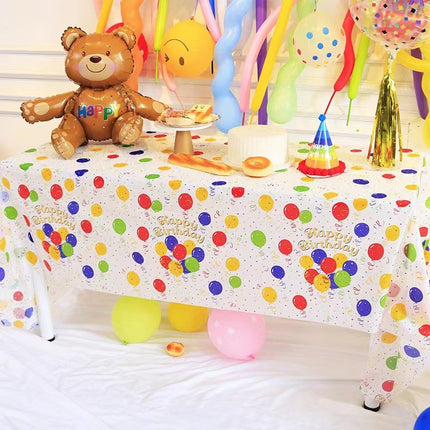ins style birthday party disposable tablecloth boys and girls photo props party layout decoration table decoration