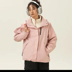 Pink (jacket with beige fleece lining) / S 70-85