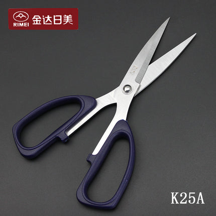 JINDA RIUS K24A Strong Scissors Thickened Blue Handle K25A Household Scissors K26A Large Office Scissors