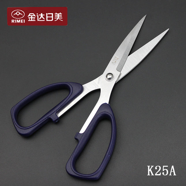 JINDA RIUS K24A Strong Scissors Thickened Blue Handle K25A Household Scissors K26A Large Office Scissors