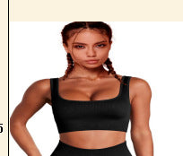 European and American Pure Color Threaded Yoga Intimates U-Shaped Seamless Cross-Border Sports Fitness Yoga Vest Intimates Bra for Women