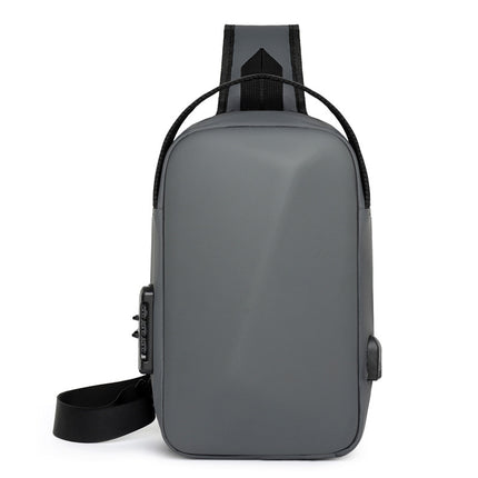 Large Capacity Outdoor Riding Crossbody Bag Men's Multifunctional Usb Rechargeable Shoulder Bag Business Simple New Chest Bag