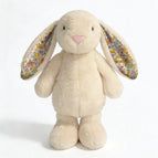 【no standard】 / Floral lop-eared rabbit - beige [25cm]