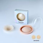 Powder box color box with glue / 8cm skin color
