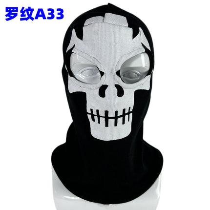 Cross-border manufacturers Halloween cs headgear call of duty personality ghost headgear windproof warm riding headgear mask