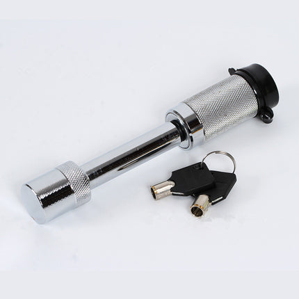 3D three-dimensional red national flag metal trailer hook dust plug car plug cover trailer square port plug American trailer cover