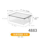 4883.pet handle box-large size with lid 1 pet high transparency