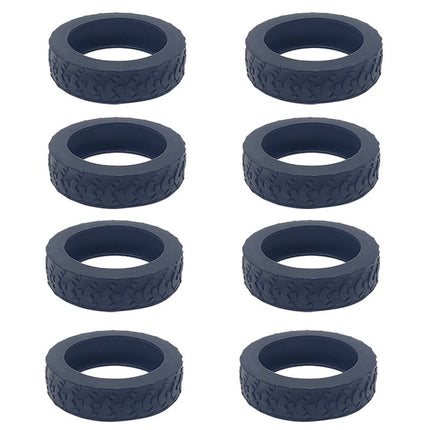 Caster Shoes Trolley Caster Cover Silent Noise Reduction Anti-wear Shock-proof Luggage Tire Silicone Protective Cover