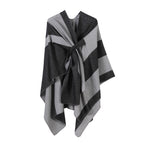 Vertical stripes and bars - black and gray