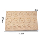 Bamboo and wood type b [about 944.4g] / 1.5cm thickness/1 piece