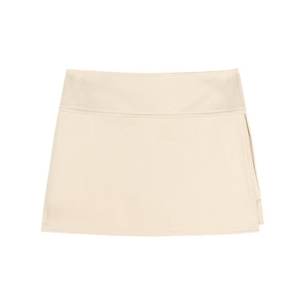 2024 Summer Pants Skirt Design Sense Sports Skirt Spice Girls Yoga Pants Anti-Light High Waist Hip Skirt Skirt