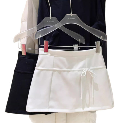 Trendy Niche Spring/Summer Bow Clearance Pencil Skirt 2025 A-Line Midi Skirt