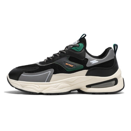 Summer Men's Shoes New Breathable Mesh Men's Sports Shoes Men's Trendy Versatile Thick-Soled Casual Dad Shoes