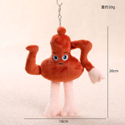 Cross-Border Ai Shanhaijing Monster Plush Toy Tungtungsahur Wooden Stick Man Pendant Doll Keychain