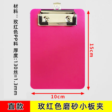 Black Butterfly small ticket holder mini board clip student homework clip order opening restaurant order folder equipment 7-inch bill