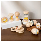 7-piece soothing musical instrument set for infants and young children