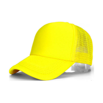Amazon's Hottest Customized Sponge Mesh Cap for Men and Women Travel Advertising Double Solid Color Baseball Manufacturer Wholesale Buttoned Style