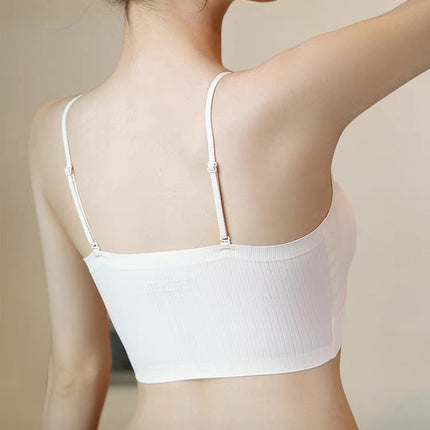 [Kaka Invisible Clothes] Small Breasts Look Bigger, Seamless Intimates, Pull-Up, No Empty Cup Bra, Halter Straps, Beautiful Back