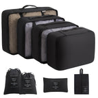 Eight-piece set/small wash bag [black] / 290t twill tarpaulin