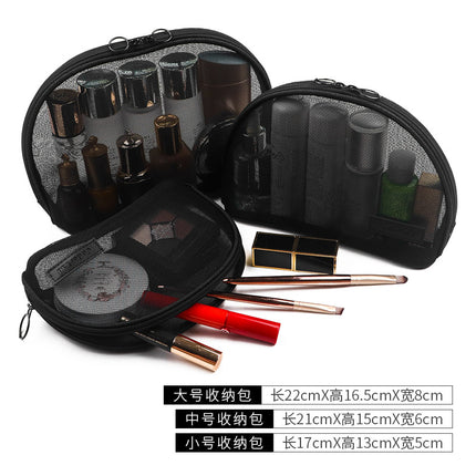 Mesh cosmetic bag suit portable mini South Korea travel cute storage simple wash storage cosmetic bag