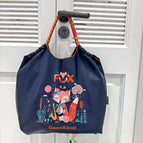 Blue (excluding straps and zippers) / Medium