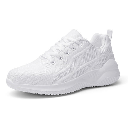 Large Size Sneakers Women's Spring and Summer New Flat Mesh Women's Shoes Women's Running Shoes Hollow Upper Casual Shoes