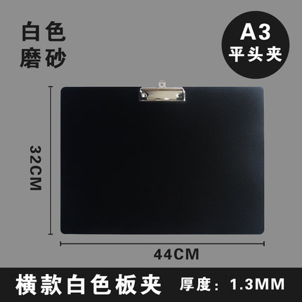 A4 Rose Red Data board clip writing pad paper Strong stationery folder contract bill pink writing pad