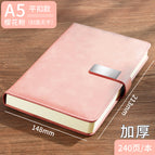 A5 cherry blossom powder-flat buckle 240 pages