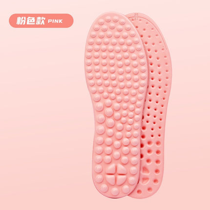 Constant Temperature Heating Insoles for Winter Cold Protection and Velvet Thickeneding Sweat-Absorbent Breathable Deodorant Sports Massage Women's Shoe Insoles