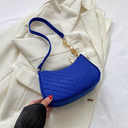Women's Small Bag 2025 Winter Trend Retro Shoulder Bag Simple Fashion Crossbody Bag Stylish Underarm Bag for Women