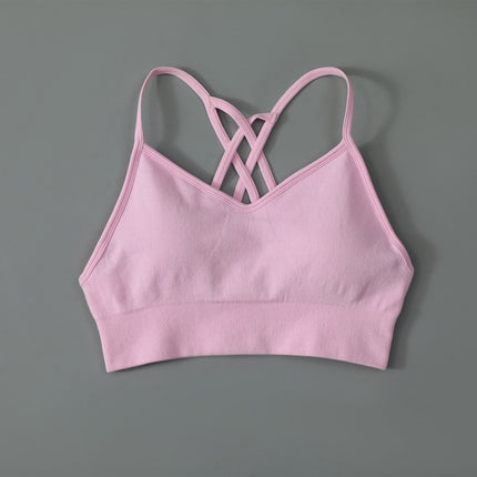 2022INS new European and American cross-border seamless yoga clothing women's sports fitness short sleeve high waist hip pants suit