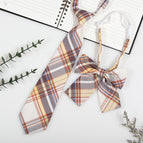 Jk043 mountain jk043 mountain blowing plaid (tie + collar flower) blowing plaid (tie + collar flower)