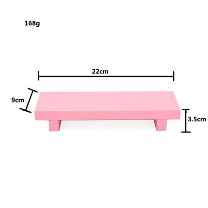 Wooden Pallet Base Bracket Bathroom Decoration Wooden Riser Kitchen Soap Dish Rack Suitable for Dressing Table Cabinet Storage