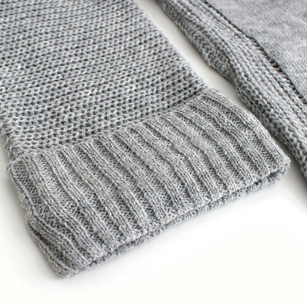 Foreign Trade Cross-border Europe and America Amazon temu Factory Sweater Women's Knitted Clear Color Long Sleeve Cardigan Jacket Fashion Autumn and Winter
