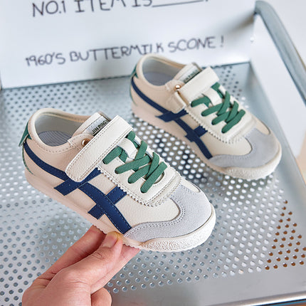 Children's Genuine Leather Forrest Gump Shoes Korean Style Boys' Casual Shoes Spring & Fall Korean Style Foreign Style Yellow Girls' Leather Panel Shoes