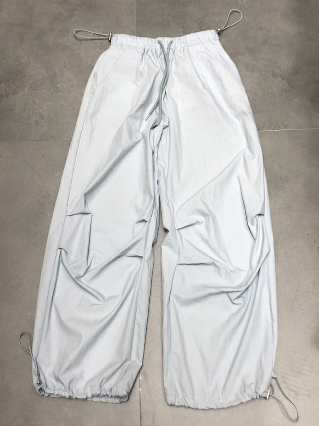 Easiest for Match American Retro Workwear Elastic Waist Drawstring Leggings Loose Slimming Look Casual Pants 2025 Spring and Summer New Products