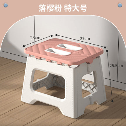 Thickened Plastic Foldableing Stool for Home Outdoor Portable Foldableing Chair for Adults and Kidsren Portable Small Bench Camping Style Maza