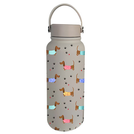 Space Kettle Thermos Cup with Large Capacity, Customizable Pattern and Logo, Stainless Steel Sports Portable Water Bottle Wholesale