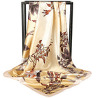 90 silk scarf-Figure 6# / 90*90cm