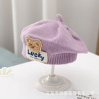 Lucky beret-purple / 3-48 months
