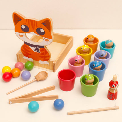 Montessori color cognitive teaching aids baby fine motor training children Montessori early education educational toys 2 years 1