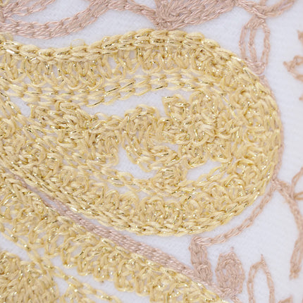 Autumn and Winter 450g Thick Gold Thread Large Cashew Embroidered Flower Scarf Ethnic Style Mother Style Imitation Cashmere Warm Shawl Cloak