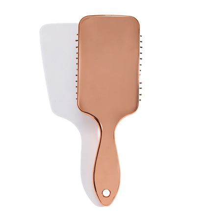 Square Electroplated Rose Gold Hair Massage Scalp Air Cushion Comb Women's Household Hair Shown Air Cushion Comb