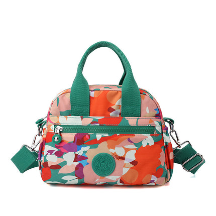 Casual Shopping Crossbody Bag Lightweight Nylon Handbag Fashionable Printed Women's Bag Fashionable All-match Women's Shoulder Bag