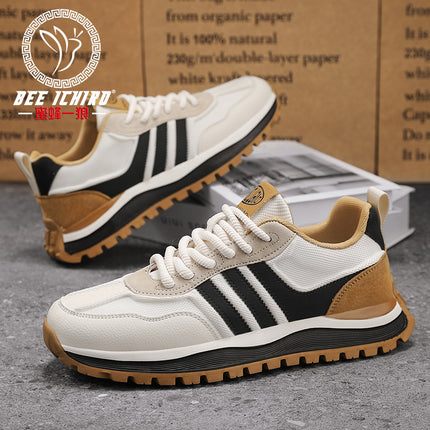 Bee Wolf Flagship Store European New Spring/Summer Men's Shoes Soft Elastic Running Mesh Retro Sports Casual Forrest Gump Shoes