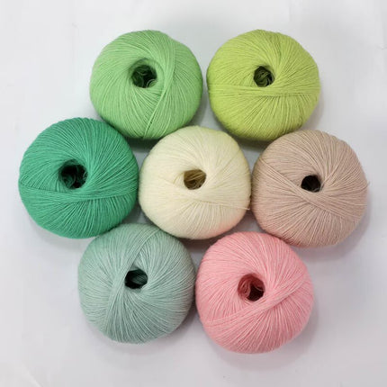 Manufacturer Wholesale 238 Wool Thread Hand-Knitted Shawl Hat Baby Wool Fluffy Wool Thread Ball 50g