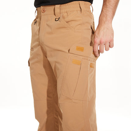 Cross-Border Men's Outdoor Overalls, Multifunctional Tactical Pants with Pockets, Light and Wear-Resistant Men's Pants, Tear-Resistant and Wear-Resistant, Long
