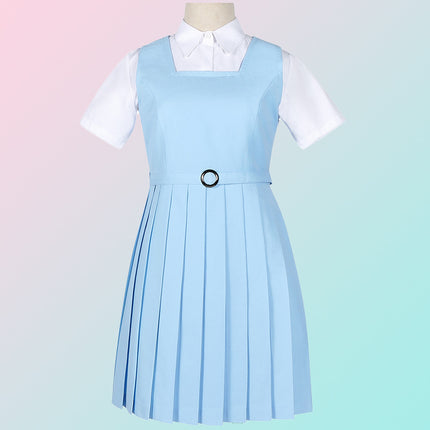 Jumpsuit Vest Dress Cos Chainsaw Man War Devil School Uniform Anime Cosplay Costume Female High School Jk Uniform Skirt