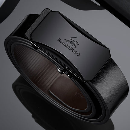 Cross-Border Paul Genuine Leather Belt 2026 New Model Men's Automatic Buckle Youth Trendy Trouser Belt Brand Belt Wholesale